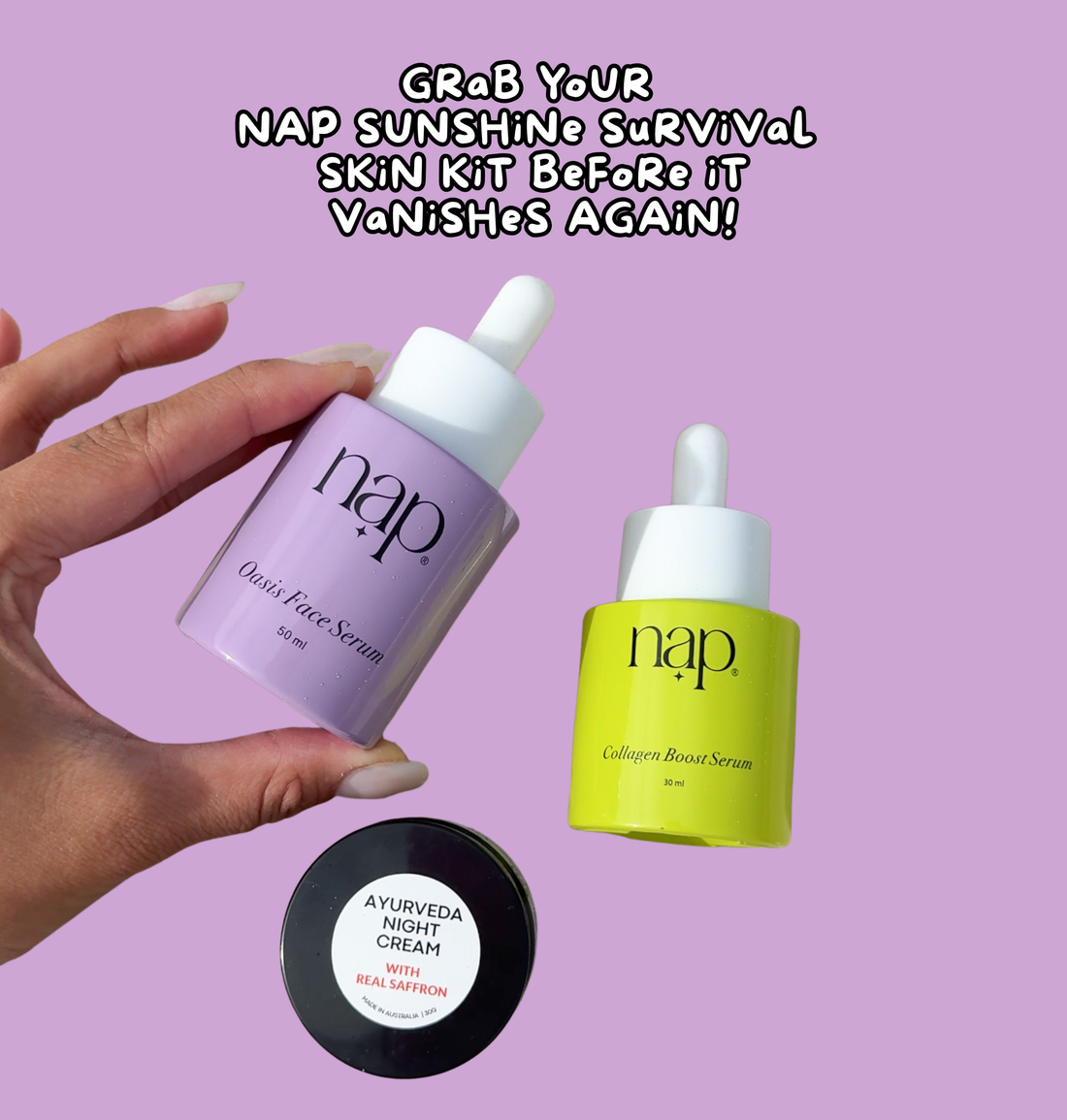 SUN SURVIVAL SKIN KIT ON SALE!